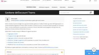 
                            2. Gestire l'iscrizione teams - Adobe Help Center