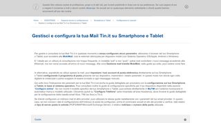 
                            10. Gestisci e configura la tua Mail Tin.it su Smartphone e Tablet | TIM