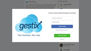 
                            12. Gestix Portugal - Aceda ao site da AT em Faça login com... | Facebook