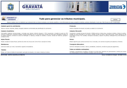 
                            13. Gestor Web - Tributus | Gestão Municipal