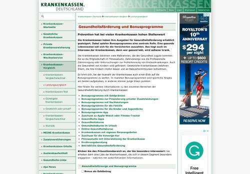 
                            7. Gesundheitsförderung und Bonusprogramme - Krankenkassen.de