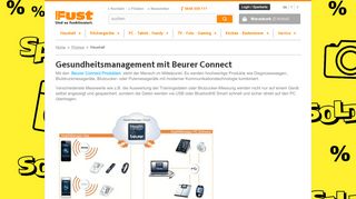 
                            8. Gesundheitsmanagement mit Beurer Connect - Fust Online-Shop