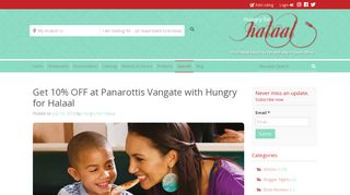 
                            13. Get 10% OFF at Panarottis Vangate with Hungry for Halaal - Hungry ...