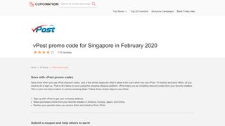 
                            11. Get 20% OFF | vPost promo code Singapore | February 2019