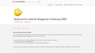 
                            11. Get 50% OFF | Scoot promo code Singapore | February 2019