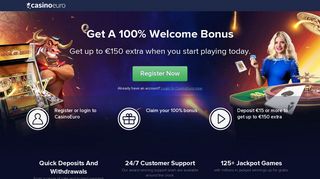 
                            7. Get A 100% Casino Bonus Up To €300 | CasinoEuro