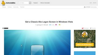 
                            6. Get a Classic-like Logon Screen in Windows Vista: 4 Steps