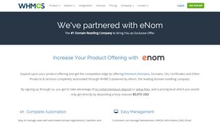 
                            6. Get a FREE Enom Reseller Account from WHMCS | WHMCS