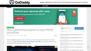 
                            13. Get a Lifetime Subscription to Ivacy VPN for just $29.99 - Neowin