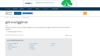 
                            10. Get-a-wriggle-on dictionary definition | get-a-wriggle-on defined