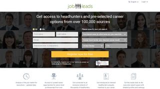 
                            7. Get access to headhunters and jobs at JobLeads