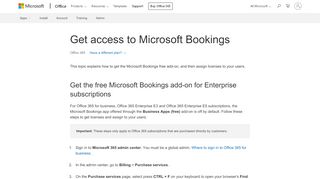 
                            11. Get access to Microsoft Bookings - Office 365