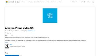 
                            13. Get Amazon Prime Video US - Microsoft Store