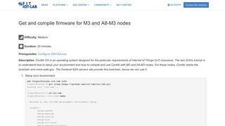 
                            12. Get and compile firmware for M3 and A8-M3 nodes • FIT/IoT-LAB