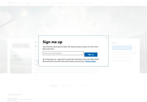 
                            8. Get Armored Warfare - Microsoft Store