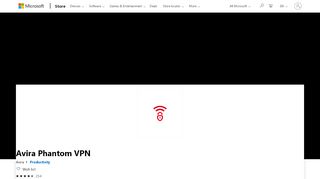 
                            11. Get Avira Phantom VPN - Microsoft Store