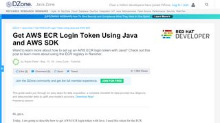 
                            12. Get AWS ECR Login Token Using Java and AWS SDK - ...