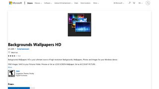 
                            8. Get Backgrounds Wallpapers HD - Microsoft Store
