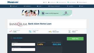 
                            10. Get Bank Islam Housing Loan - Base Interests Rate of 3.90% - iMoney