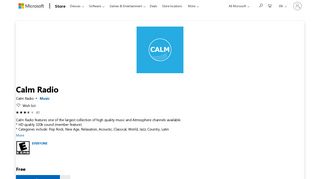 
                            9. Get Calm Radio - Microsoft Store