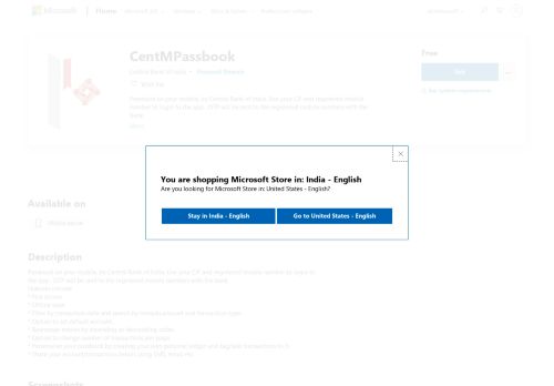 
                            13. Get CentMPassbook - Microsoft Store en-IN