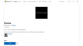 
                            9. Get Cocosa - Microsoft Store