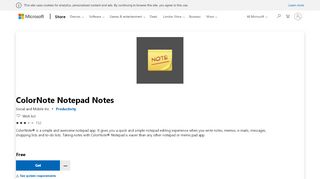 
                            6. Get ColorNote Notepad Notes - Microsoft Store en-GB