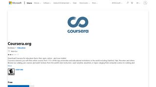 
                            9. Get Coursera.org - Microsoft Store