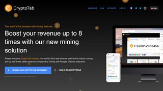 
                            1. Get CryptoTab - Easy way for Bitcoin Mining