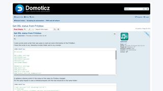 
                            9. Get DSL status from Fritzbox - Domoticz