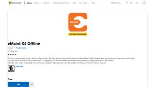 
                            9. Get eMaint X4 Offline - Microsoft Store