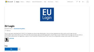 
                            8. Get EU Login - Microsoft Store