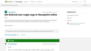 
                            5. Get External user Login Logs in Sharepoint online - Microsoft ...