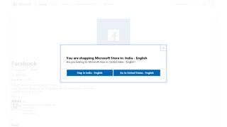 
                            8. Get Facebook - Microsoft Store en-IN