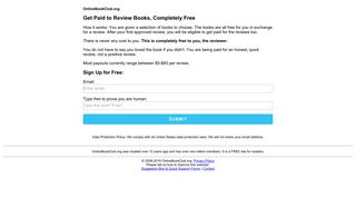 
                            3. Get free books and even get paid, just for reviews - Online Book Club