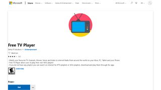 
                            7. Get Free TV Player - Microsoft Store