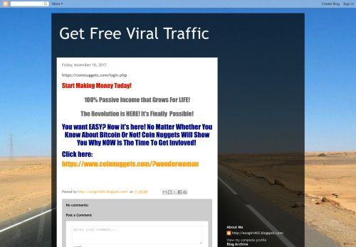 
                            8. Get Free Viral Traffic: https://coinnuggets.com/login.php