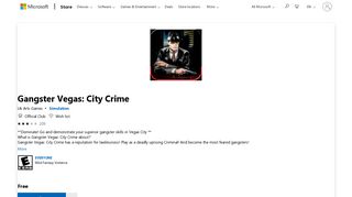 
                            11. Get Gangster Vegas: City Crime - Microsoft Store