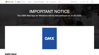 
                            13. Get GMX Mail - Microsoft Store