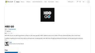 
                            7. Get HBO GO - Microsoft Store