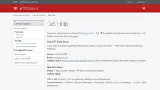 
                            10. Get Help | UNLV Information Technology