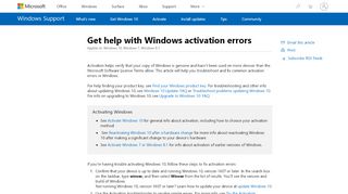 
                            11. Get help with Windows activation errors - Windows Help