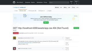 
                            1. GET http://localhost:4200/assets/app.css 404 (Not Found) - GitHub