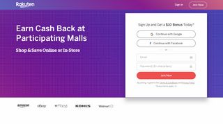 
                            10. Get In Store Cash Back at the Mall | Ebates