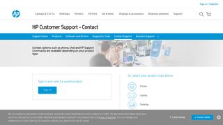 
                            6. Get in touch with one of our support agents Contact us - HP ...