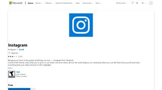 
                            11. Get Instagram - Microsoft Store