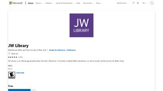 
                            10. Get JW Library - Microsoft Store