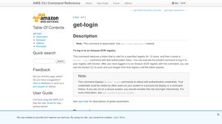 
                            12. get-login — AWS CLI 1.16.110 Command Reference