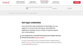 
                            6. Get login credentials | Stim.se