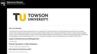 
                            8. GET - Login - Towson University - Cbord